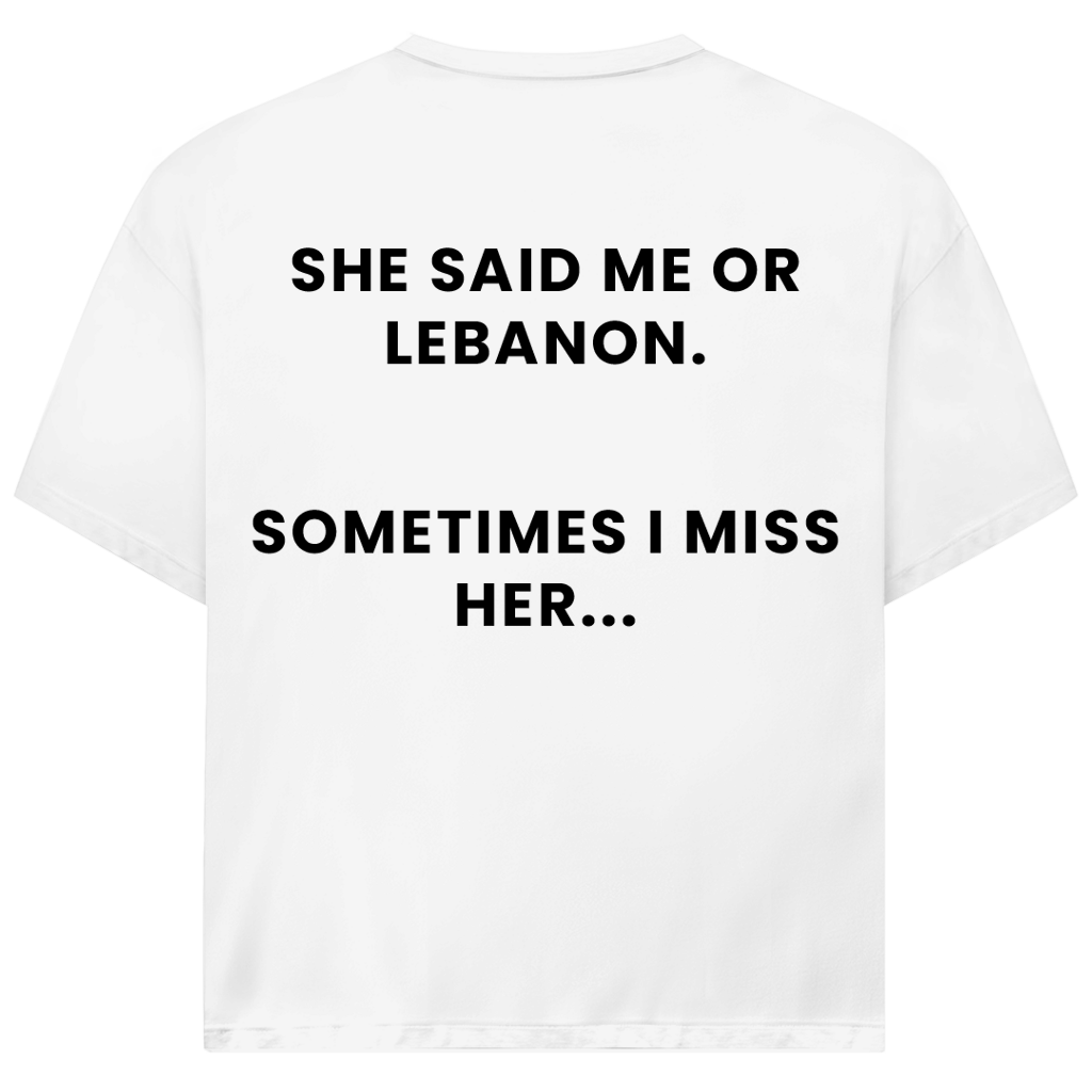 ME OR LEBANON 1 (BACKPRINT)