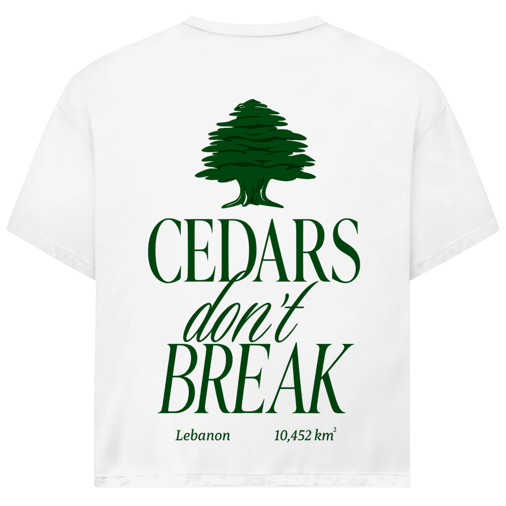CEDARS don't BREAK (BACKPRINT)