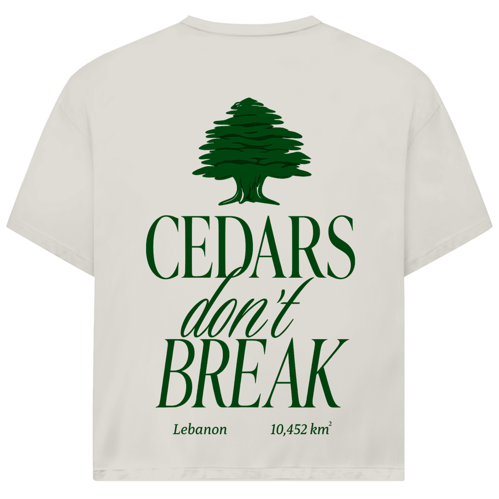 CEDARS don't BREAK (BACKPRINT)
