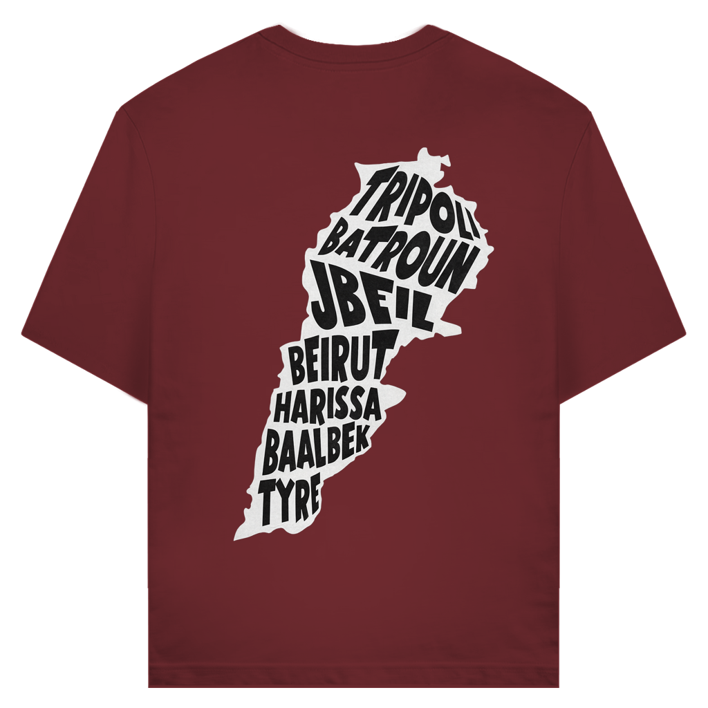 LEBANON MAP 2 (BACKPRINT)