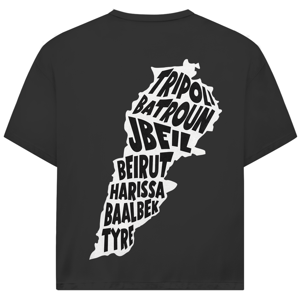 LEBANON MAP 2 (BACKPRINT)