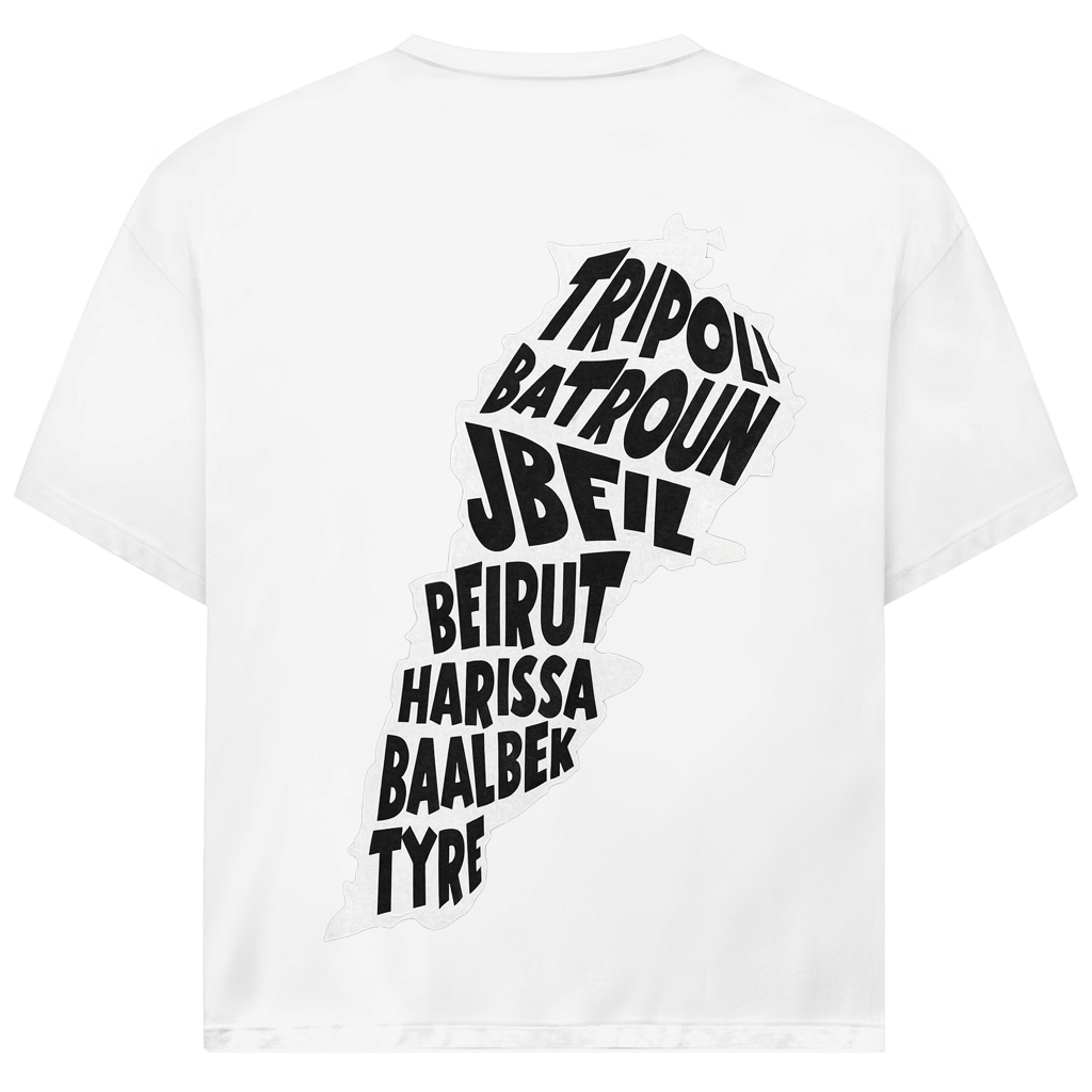 LEBANON MAP 2 (BACKPRINT)