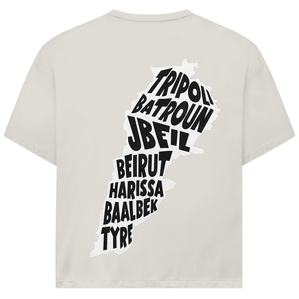 LEBANON MAP 2 (BACKPRINT)