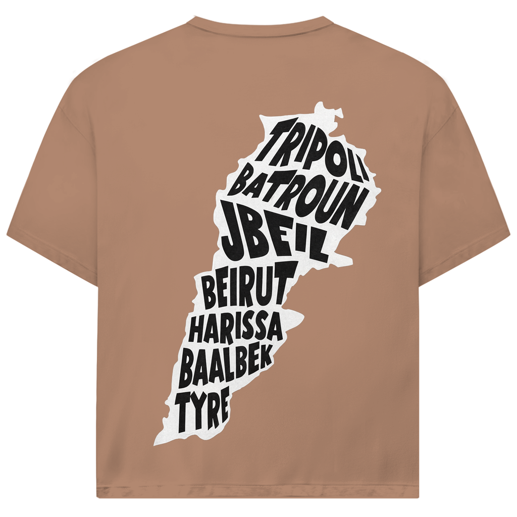 LEBANON MAP 2 (BACKPRINT)