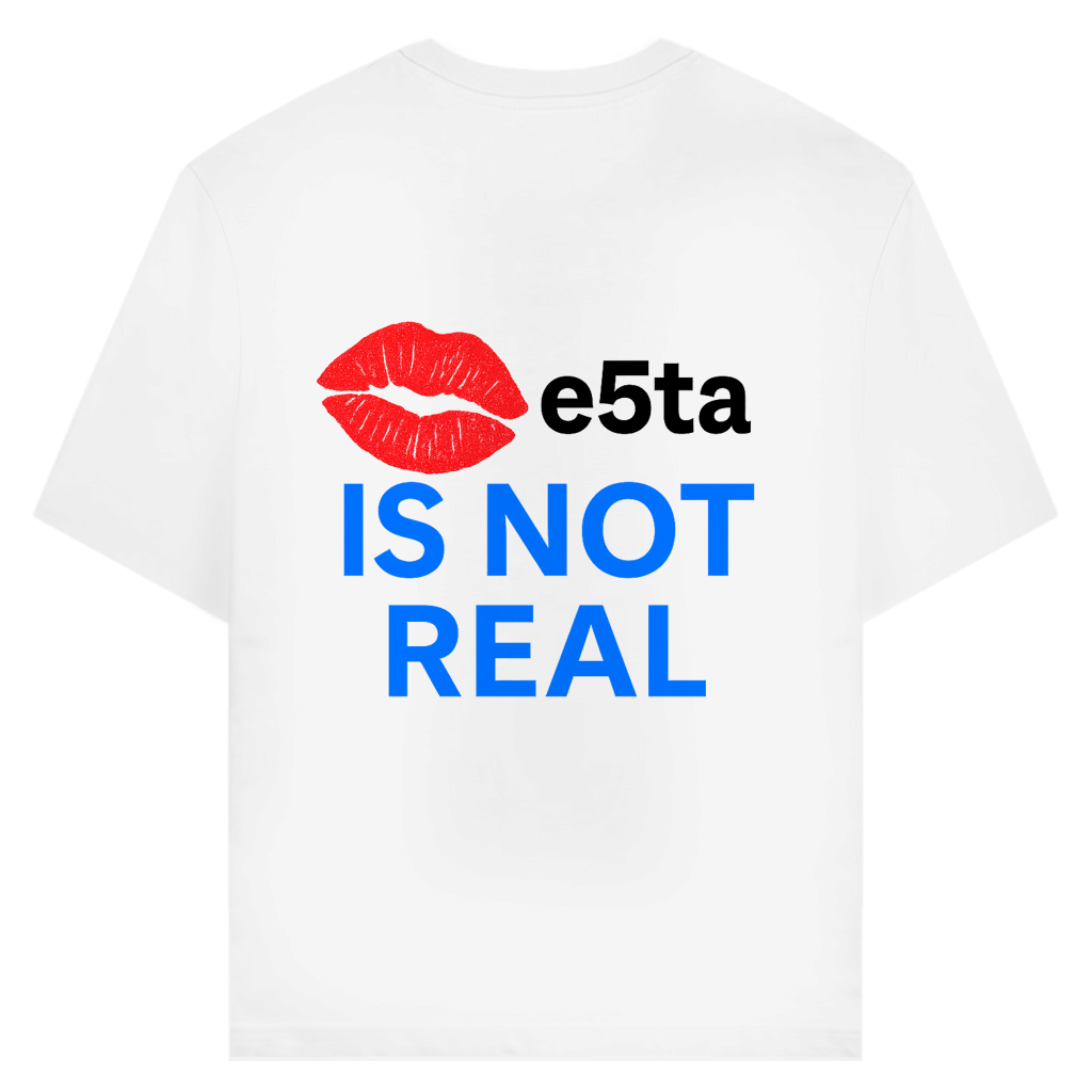IS NOT REAL (BACKPRINT)