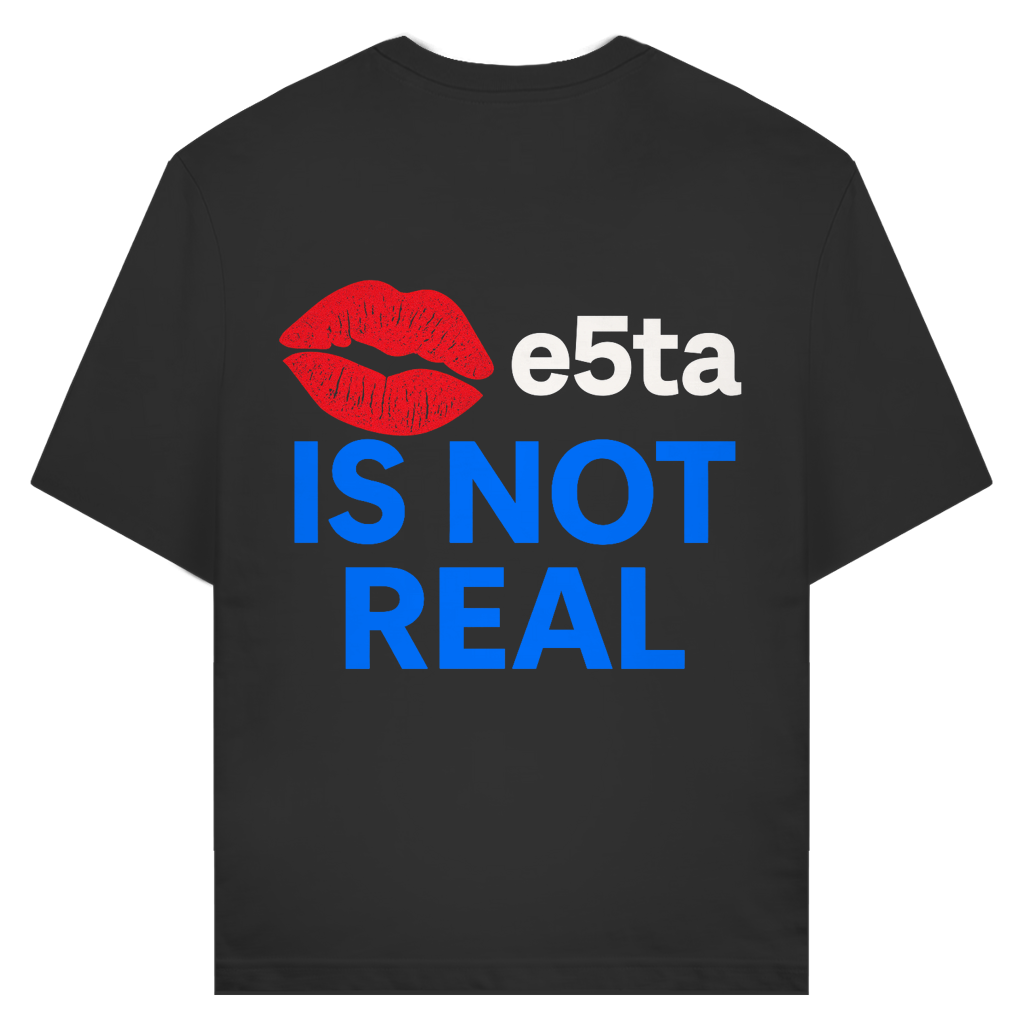 IS NOT REAL (BACKPRINT)