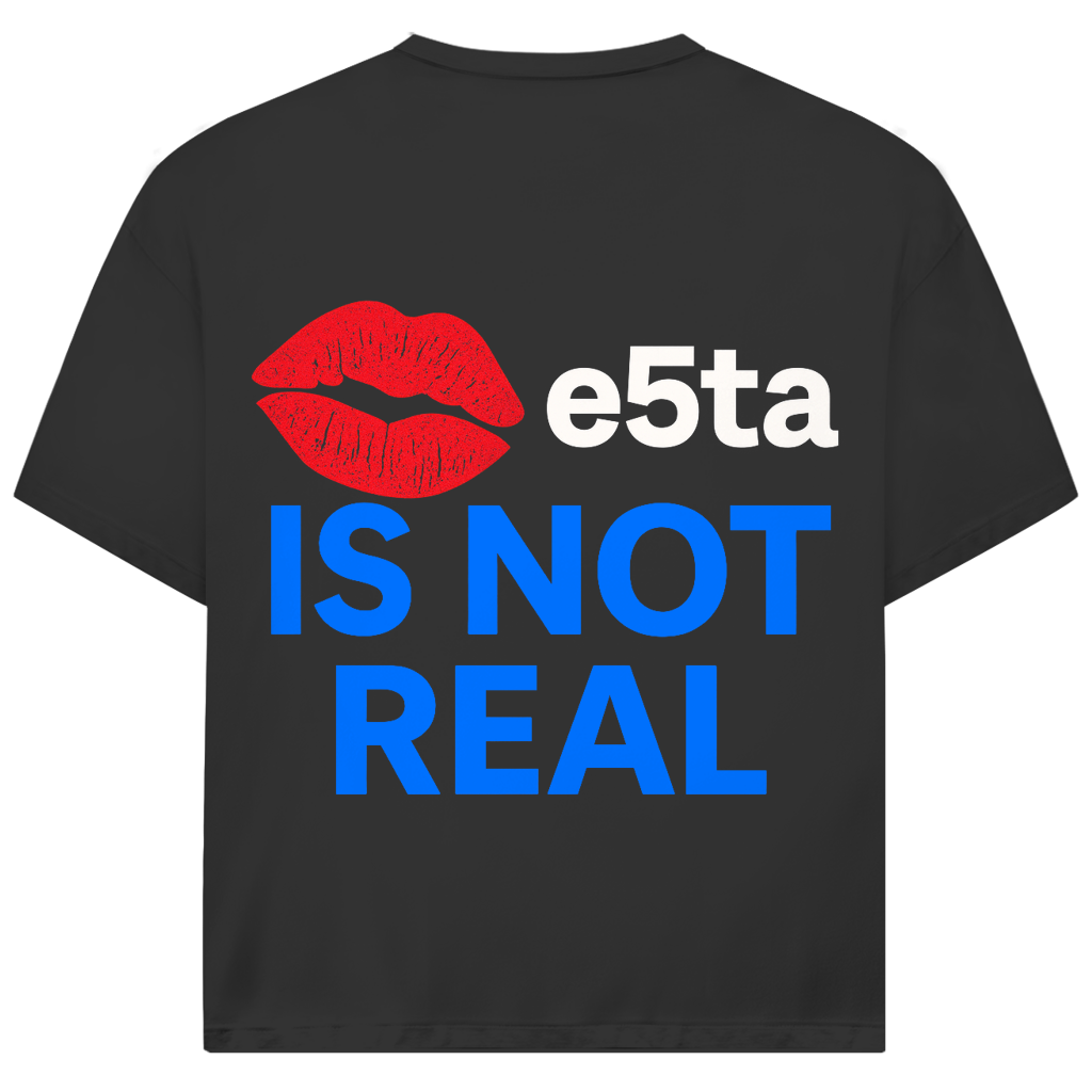 IS NOT REAL (BACKPRINT)