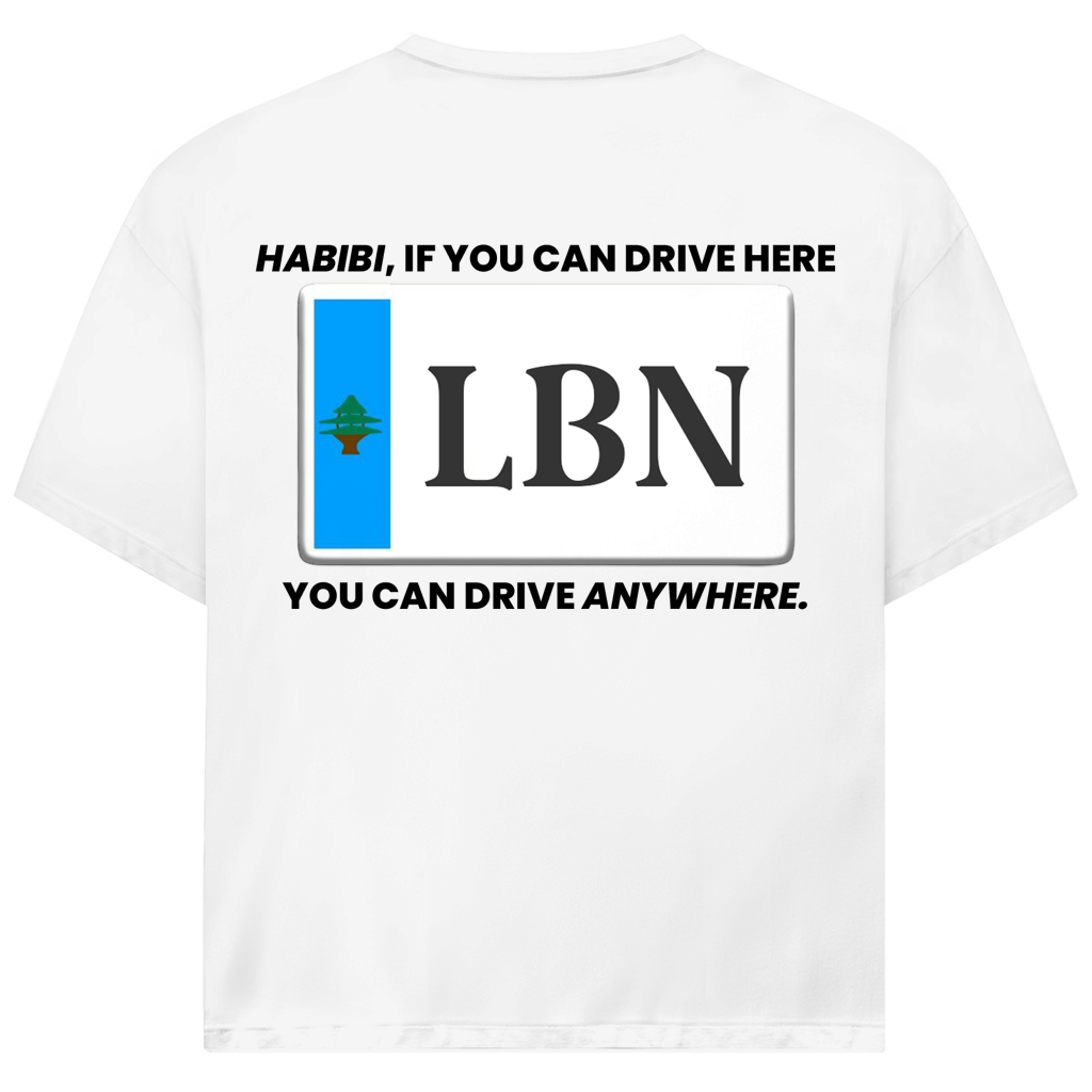 IF YOU CAN DRIVE HERE (BACKPRINT)