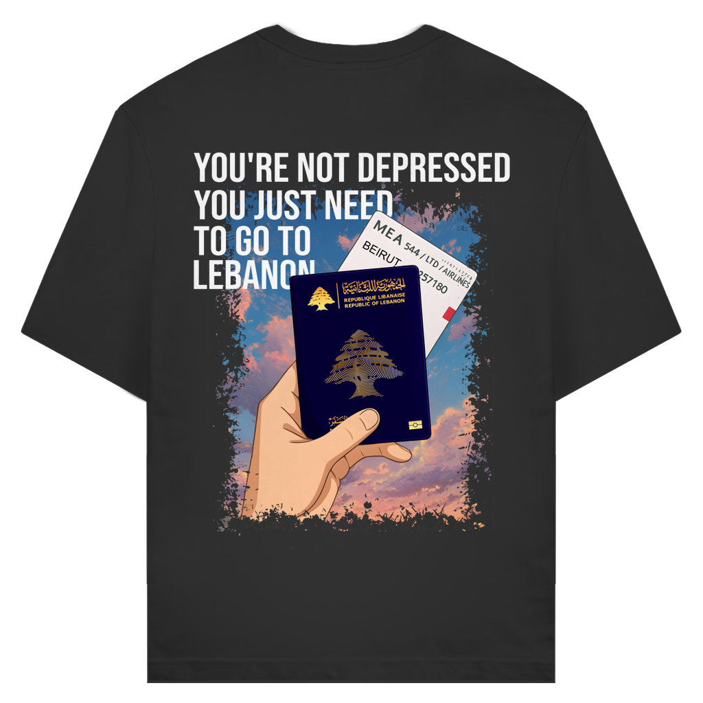 YOR'RE NOT DEPRESSED (BACKPRINT)