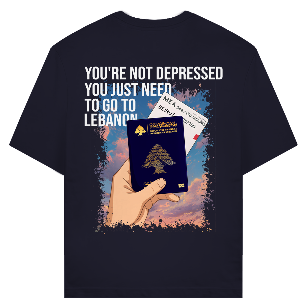 YOR'RE NOT DEPRESSED (BACKPRINT)
