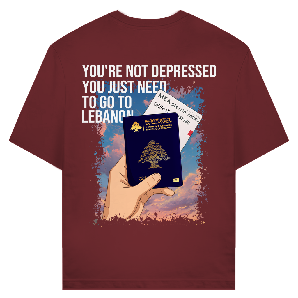 YOR'RE NOT DEPRESSED (BACKPRINT)