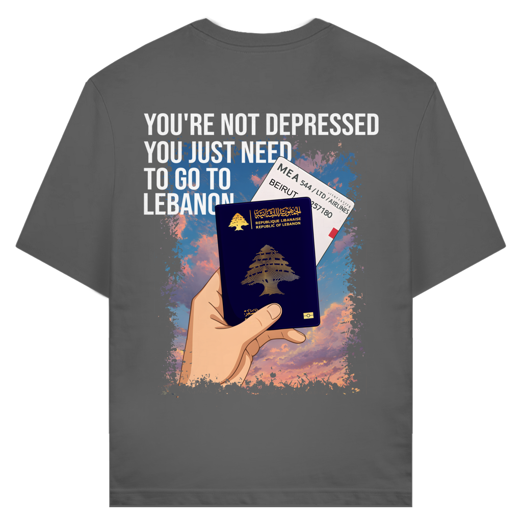 YOR'RE NOT DEPRESSED (BACKPRINT)