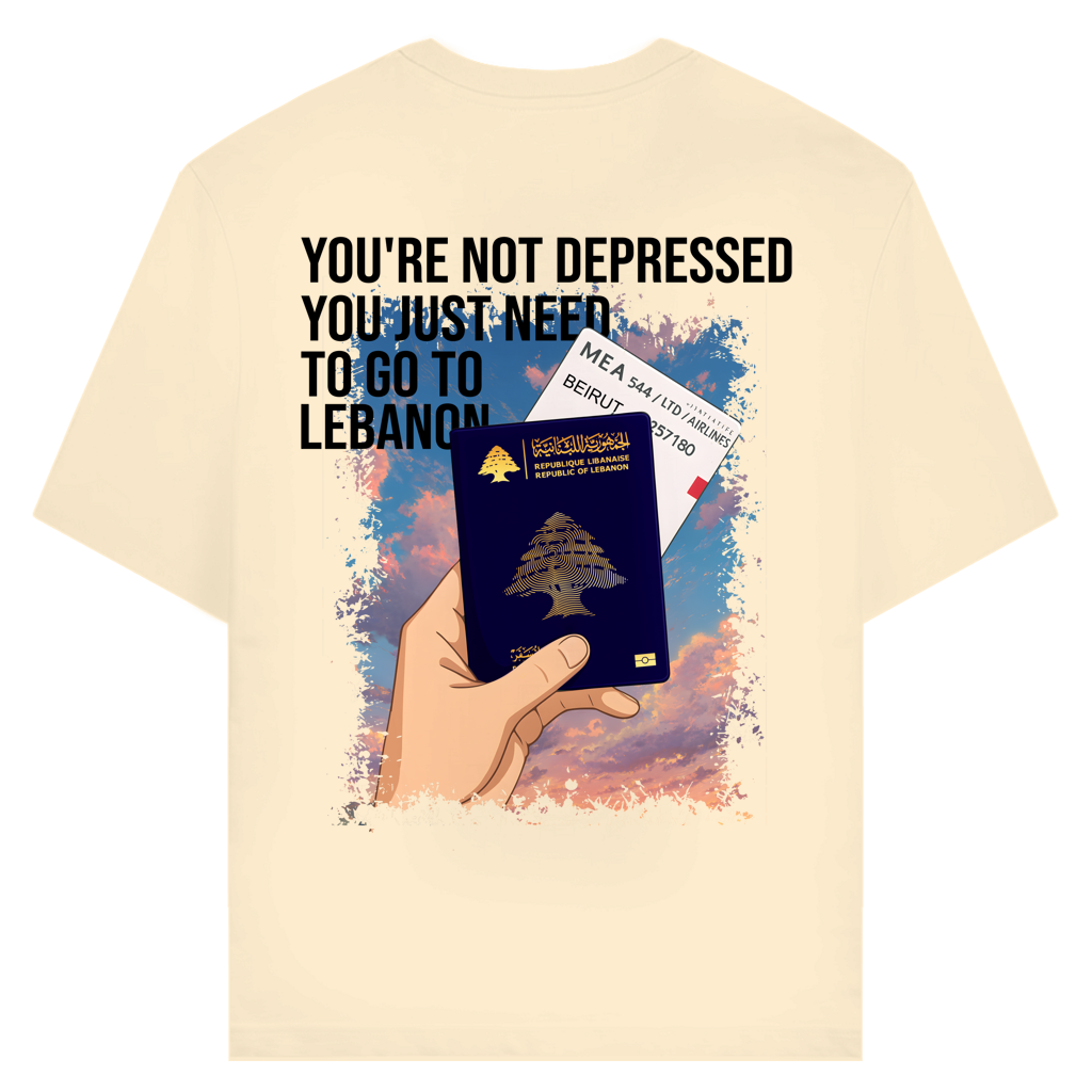 YOR'RE NOT DEPRESSED (BACKPRINT)